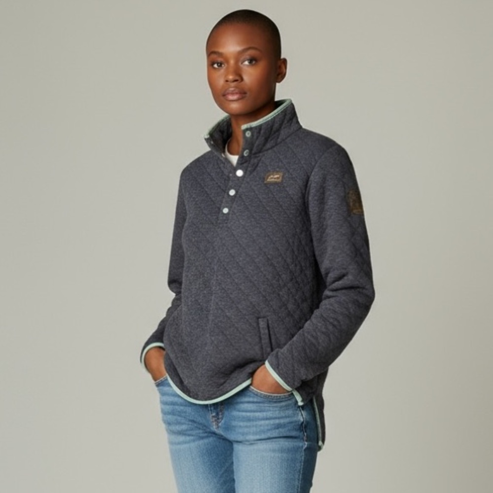 Eddie Bauer Quilted Pullover - image 1